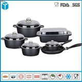 Nonstick Ceramic Dishwasher Safe/Oven Safe/Pfoa Free Cookware Set (ZY-KC-078)