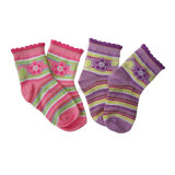 Baby Girl Cotton Socks with Picot Welt (CS-29)