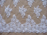 Wedding Gown Lace Fabric, White Bridal Lace