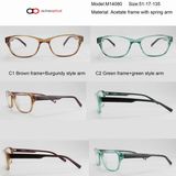 Acetate Optical Frame Eyeglass and Eyewear (M14080)