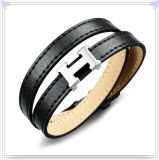 Fashion Jewellery Leather Jewelry Leather Bracelet (HR4134)
