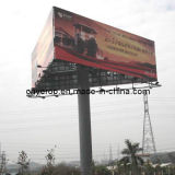 China Factory Hot Sale Hight Quality Three Face Outdoor Unipole Steel Structure Billboard Advertising