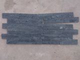 Natural Black Slate Quartzite Stack Stone (SSS-39)