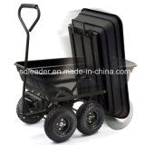 Garden Dumping Cart with Plastic Tray Tc2145