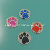 Custom Metal Crafts Gillter 25mm Dog Tag Pet Tags (A1-08)