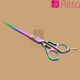 Rainbow Hair Cutting Scissors Hair Shear (RS3006)