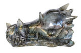 Natural Labradorite Carved Dragon Skull Carving #1A51, Crystal Healing