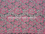 Corded Pink Fabric Nylon Cotton Fabric for Garment (SYD-0199)