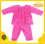 New Arrival Autumn-Summer Baby Girl Clothing Set with Lovely Lace