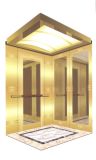 Passenger Elevator with Etching Stainless Steel Car for Commercial Building