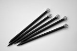 2015 Hot Black Wooden Pencil with Crown Tip,