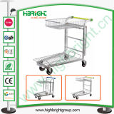 Supermarket Shopping Cart, Logistics Cargo Flat Trolley