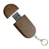 Round Wood USB Disk (ZC-UF918)