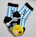 Strip Kid's Cotton Anti-Slip Socks