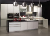 High Glossy Withe Finish MDF Lacquer Kitchen Cabinet