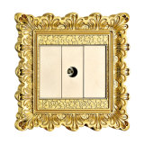 Brass Forged with Antique Patterns Wall TV Socket