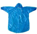 PE Disposable Raincoat/ Rain Poncho/Rain Wear