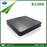 Low Cost Mini Computer Mt240 AMD E240 CPU Single Core 1.5GHz 1GB RAM 8GB SSD Support Windows/Linux OS