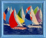 Ceramic Framed Decorative Painting - 2