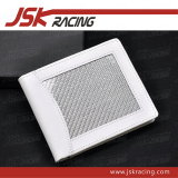 Carbon Fiber and Genuine Leather Wallet White (JSK400903)