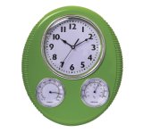 2013 New Weather Station Wall Clocks with Temperture (8987)