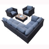 Indoor & Outdoor Rattan Furniture for Living Room / Hotel with Aluminum (8221)