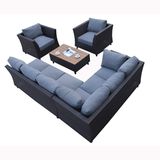 Indoor & Outdoor Rattan Furniture for Living Room / Hotel with Aluminum (8221)