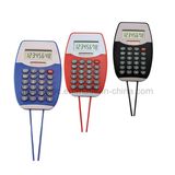 8 Digits Assorted Color Lanyard Calculator