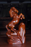 Guoma Paurosa Horse with Exquisite Carving.