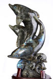Discount Now! Labradorite Dolphin Stone Sculpture (R46)