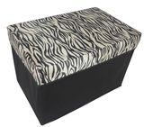 Oblong Foldable Storage Stool