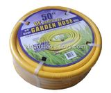 PVC Plastic Yellow Flexible Reinforced Fiber Braided Water Garden Hose