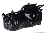 Black Obsidian Collectible Dragon Head Carving (0V03)