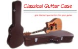 39 Inch Brown Classical Guitar Case