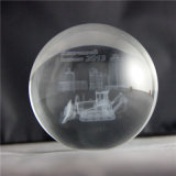 Transparent 3D Laser Crystal Ball for Souvenirs or Gifts