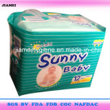 Sunny PE Backsheet and PP Tapes Baby Diapers