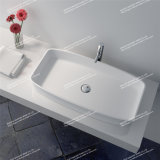 Modern Design Solid Surface Bathroom Mineral Casting Wash Basin/Sink (JZ9001)