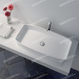 Modern Design Solid Surface Bathroom Mineral Casting Wash Basin/Sink (JZ9001)