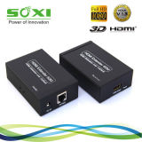 Full HD 1080P and 3D Supported 60m HDMI Extender Over Single LAN Cable Cat5e/CAT6