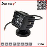 Square 3 Inch 12W CREE LED Work Light