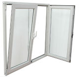 Double Glazed Aluminum Profile Casement Tilt Window