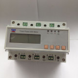 Three Phase Electronic Watt-Hour DIN Rail Kwh Meter with LCD