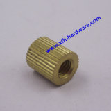 Straight Knurled Threaded Brass Inserts Nut for Thermoplastics