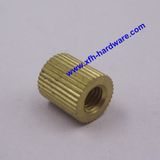 Straight Knurled Threaded Brass Inserts Nut for Thermoplastics