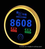 Round Doorplate, Electronic Hotel Doorplate