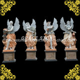Marble Four Season God Sculpture with Wing