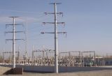 Galvanized Transmission Line Power Electric Monopole Tower