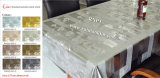 Brushed Metallic Table Cloth with Fabric Backing Pw225