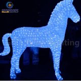 Hot Sale Xmas Light Zoo Animal 3D Christmas Lighting Horse for Holiday Decoration