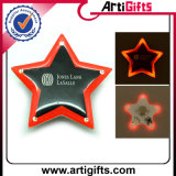 LED Tin Badge with Star Shape for Your Design Logo
